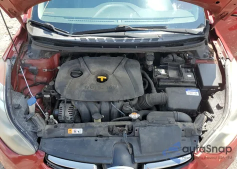 2012 Hyundai Elantra Gls из США, поврежденный, VIN KMHDH4AE6CU434931